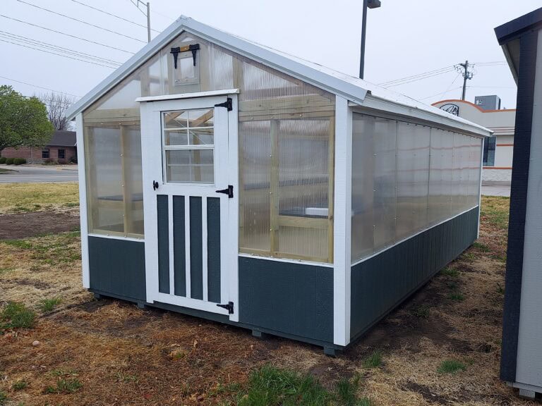 10x20 Emerald Green Greenhouse