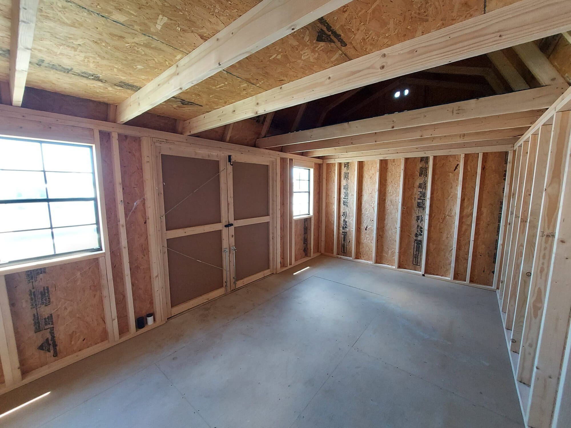 10x16 Lofted Garden Shed
