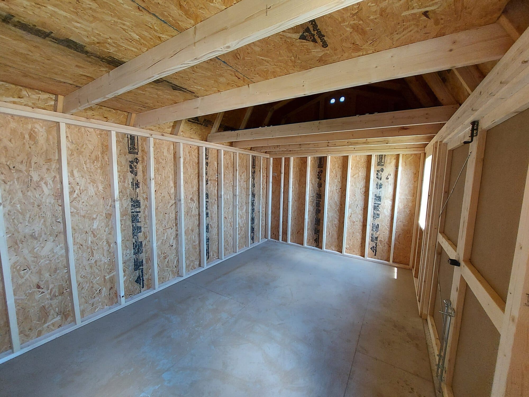 10x16 Lofted Garden Shed