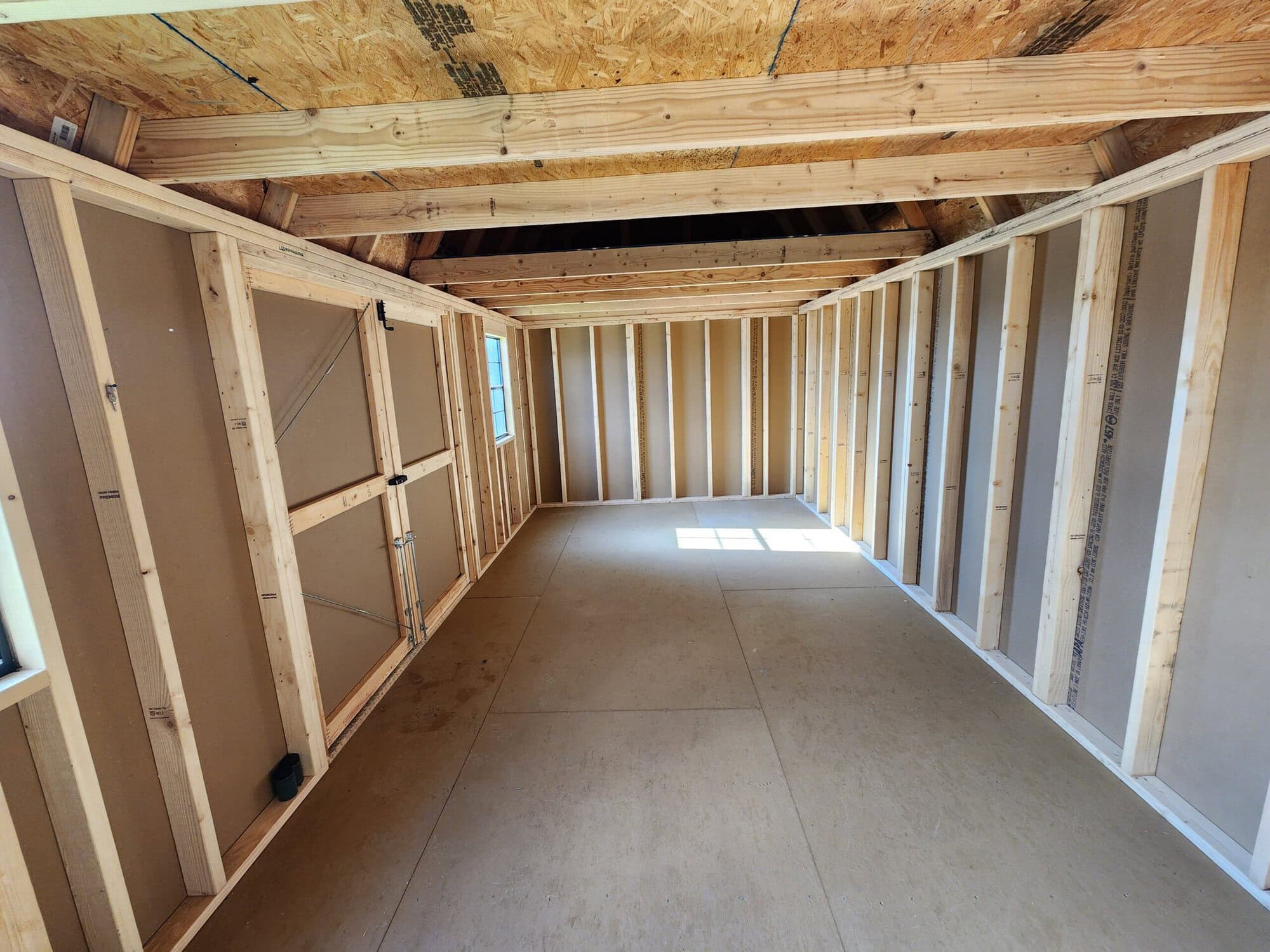 10x20 Lofted Garden Shed